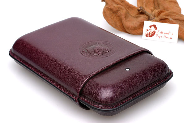 Alfred Dunhill Bulldog Cigar Case Robusto (3) Purple [PA3013P]